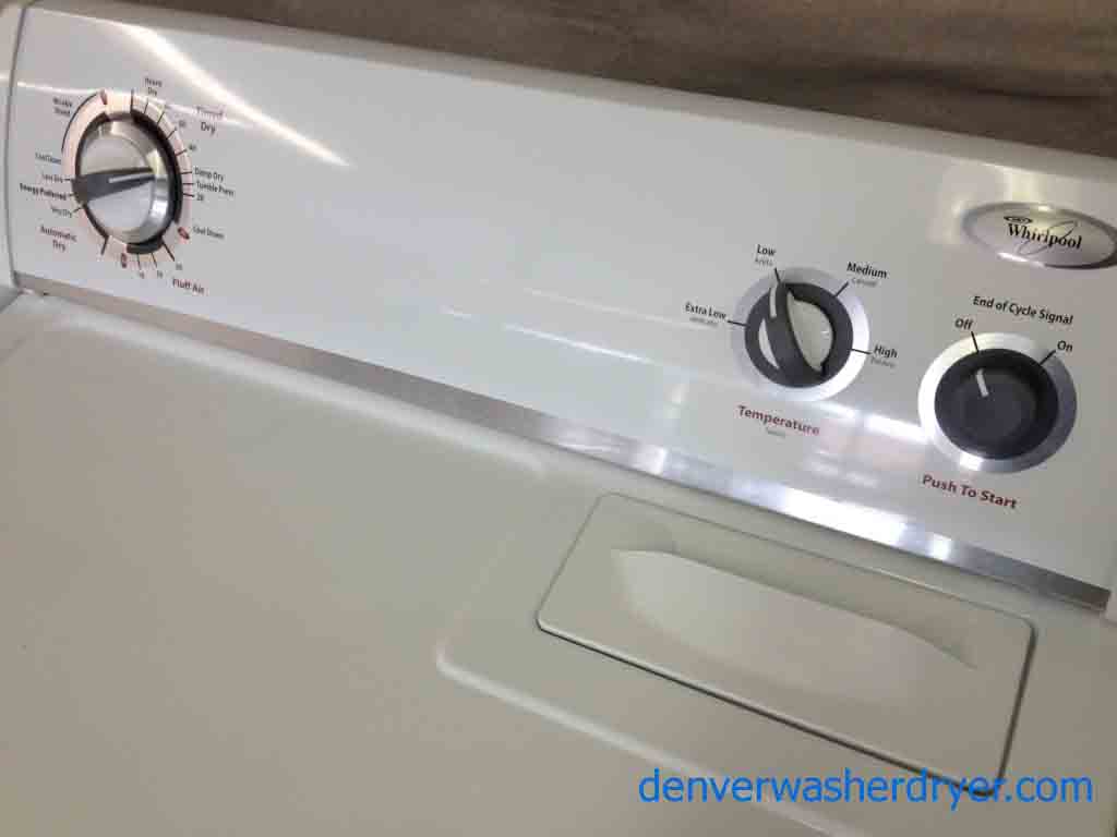 Heavy Duty Whirlpool Washer/Gas Dryer Set!
