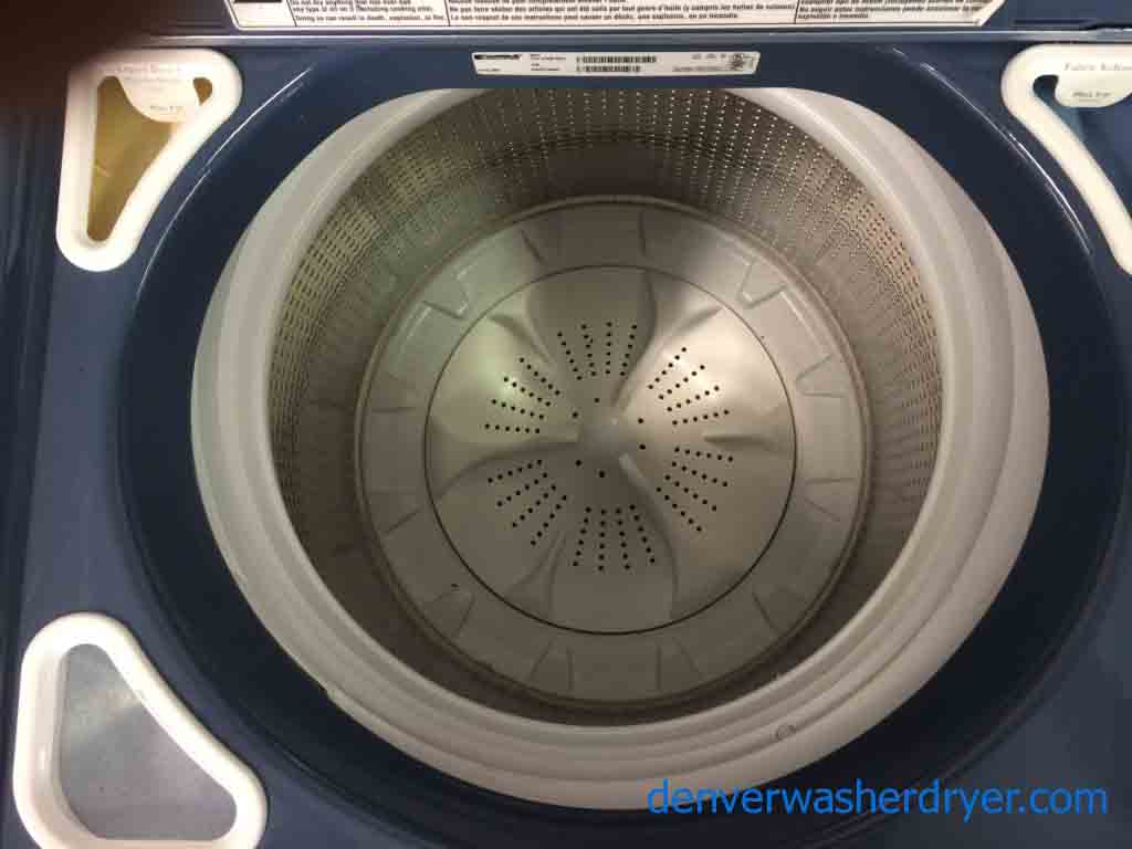 Kenmore Elite Oasis Washer/Dryer Set, Blue, Energy Star!