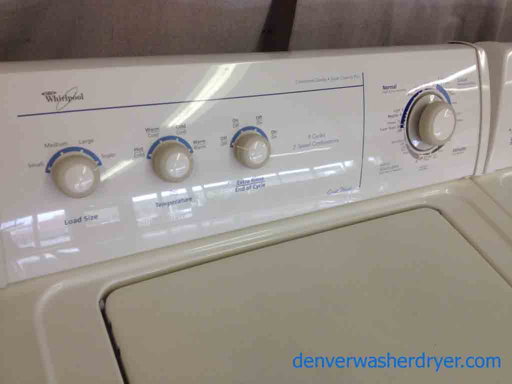 Super Capacity Plus Whirlpool Washer/Dryer Set!