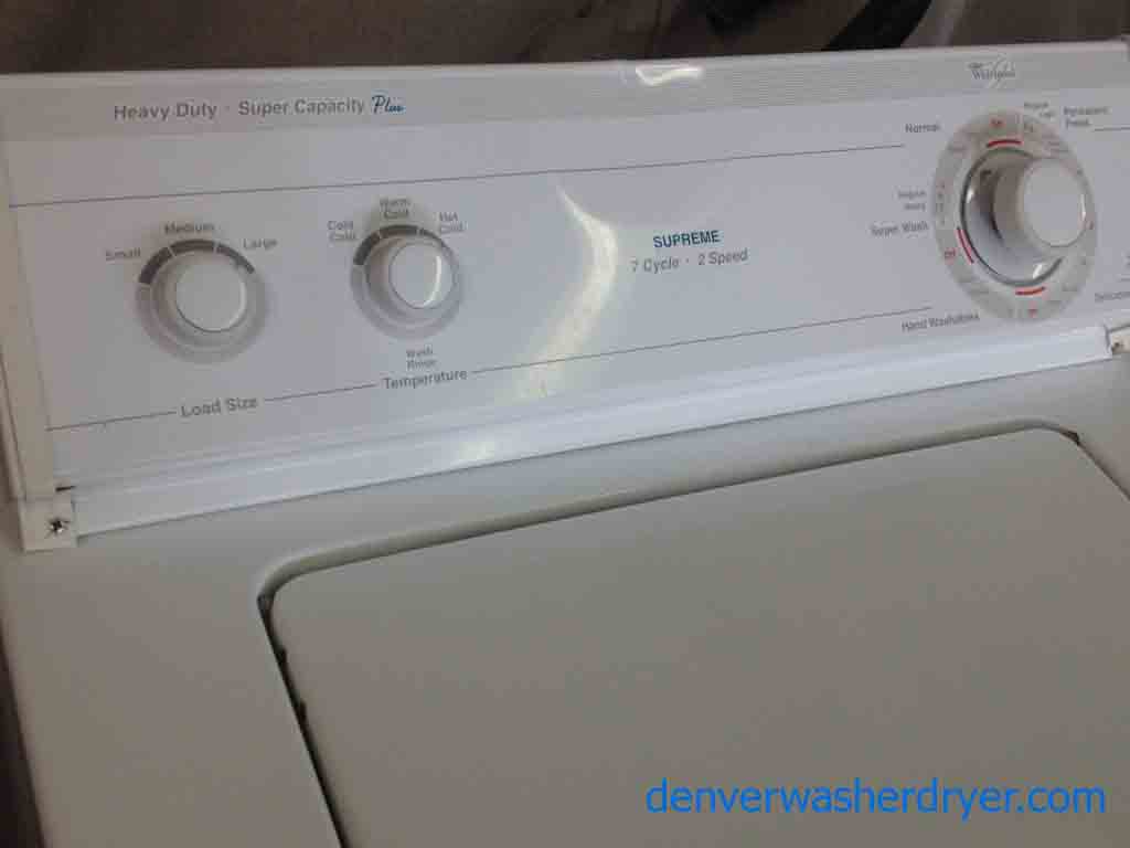 Heavy Duty Whirlpool Washer/GAS Dryer Set!