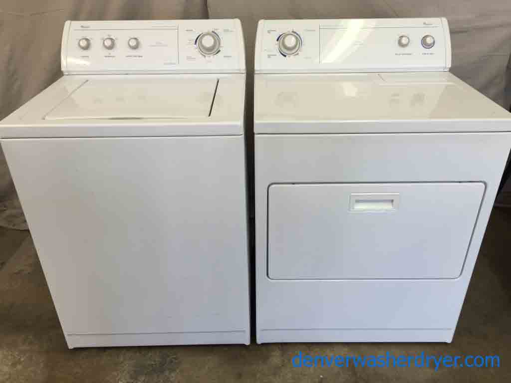Heavy Duty Whirlpool Washer/Dryer, Matching Set