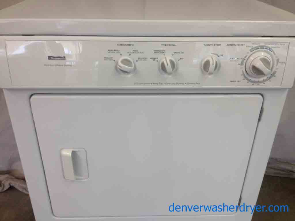 Stackable Kenmore Dryer with Pedestal!