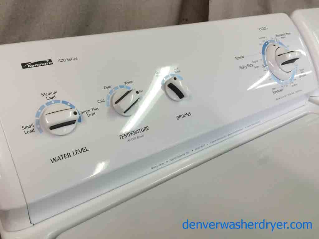 Kenmore 600 Series Washer/Dryer Set, Superb Condition! Heavy Duty, Direct Drive