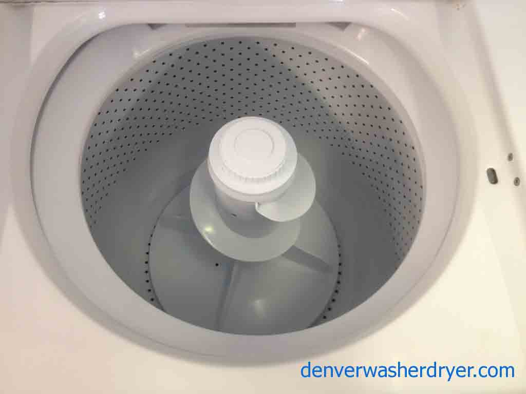 27″ Wide Stacked Whirlpool Thin Twin Washer/Dryer Set!