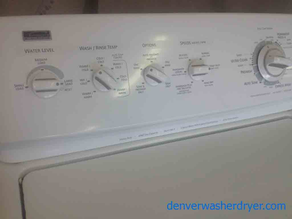 Reliable Kenmore Elite Washer/Dryer Set!