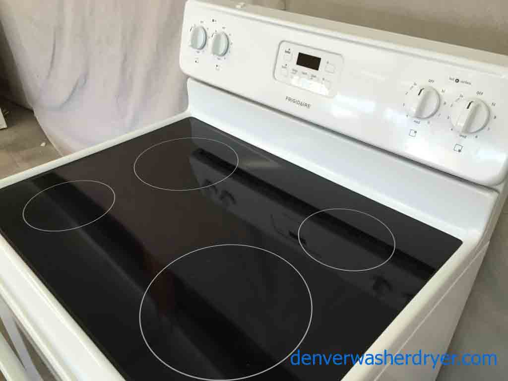 Large Images for Near Perfect Frigidaire Glass Top Stove, Warranty