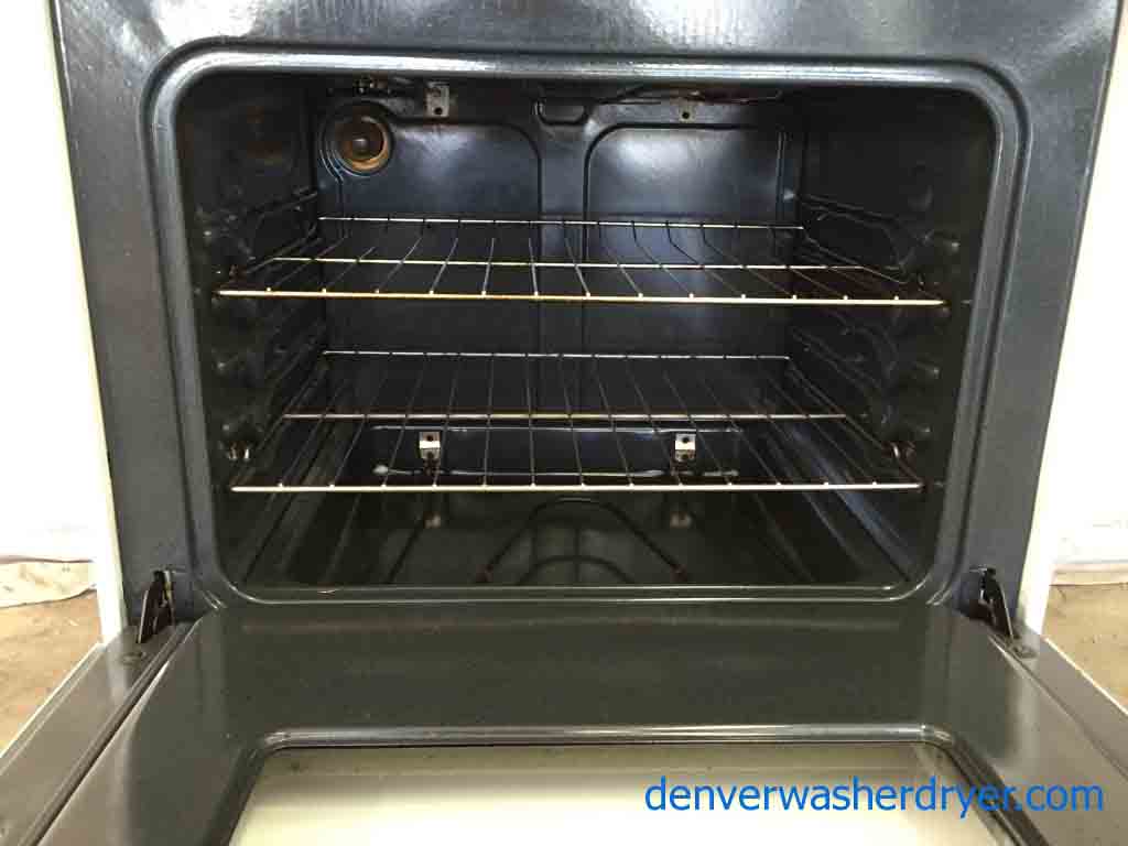 Near Perfect Frigidaire Glass Top Stove, Warranty Included
