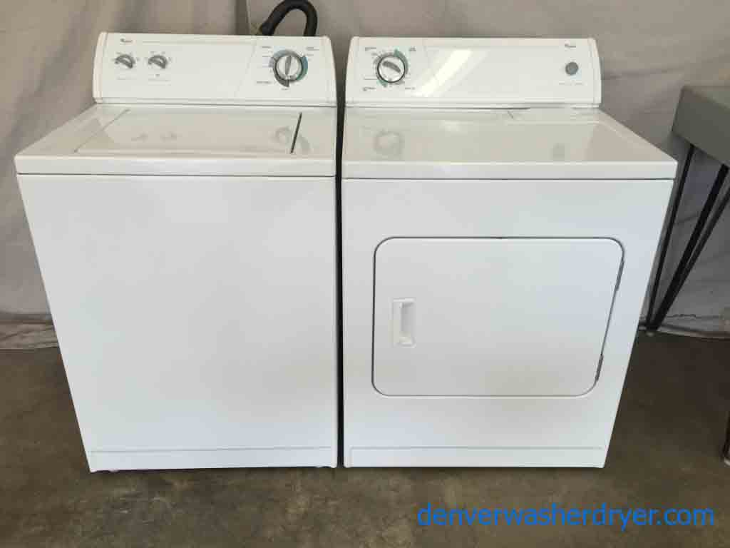 Large Images for Heavy Duty Whirlpool Washer/Dryer, Matching Set! 2194