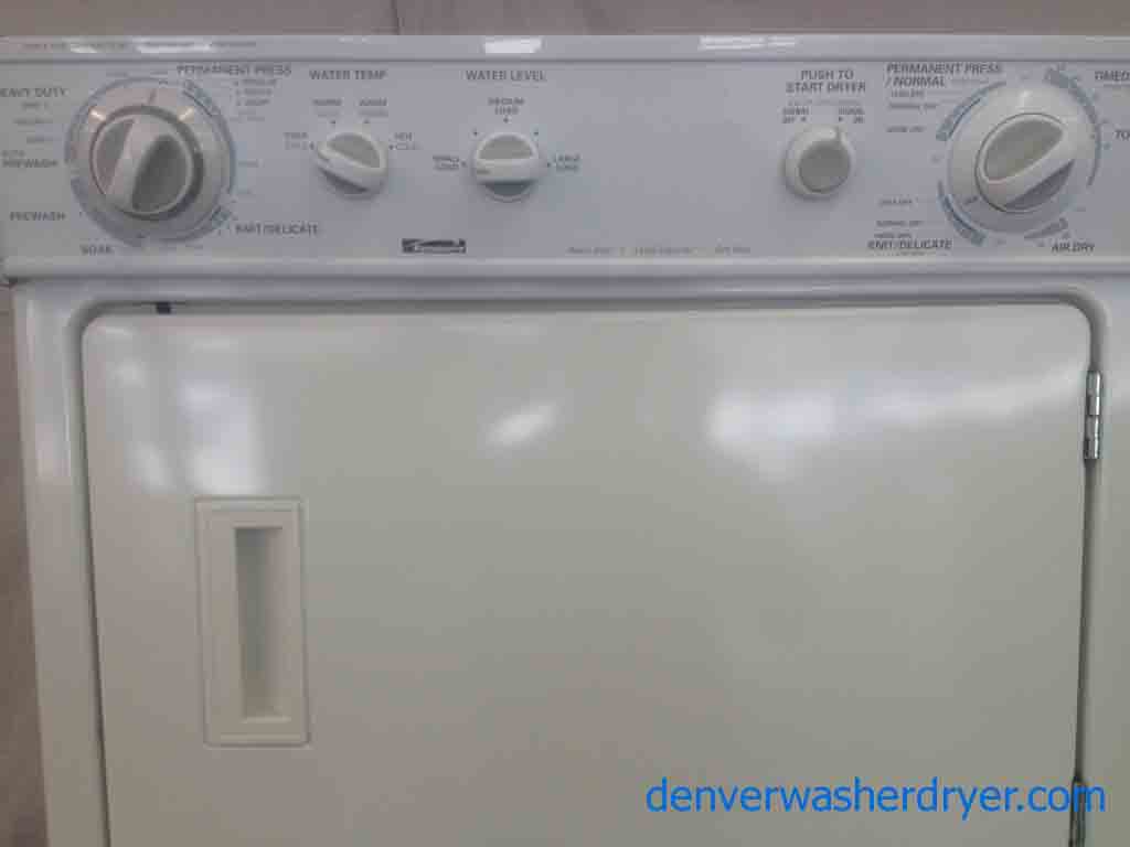 27″ Wide Kenmore Stacked Washer/Dryer Set!