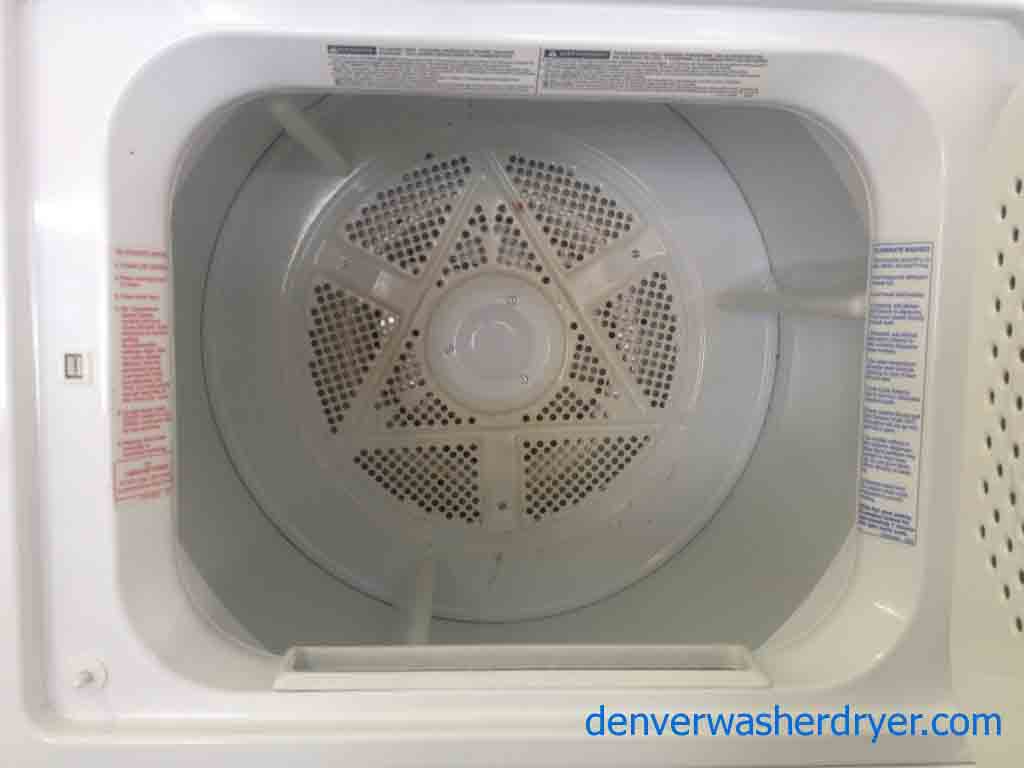 27″ Wide Stacked Kenmore Washer/Dryer Set!