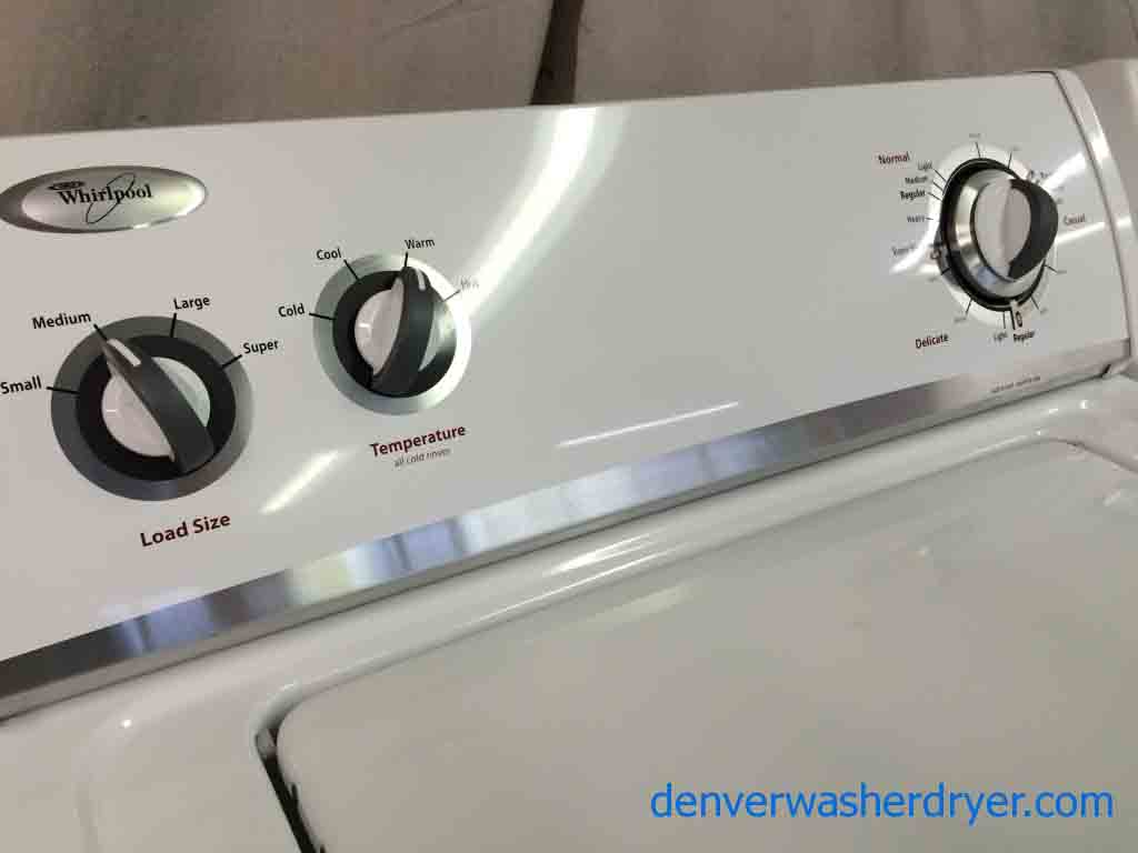 Whirlpool Washer/Dryer, Stunning! Lightly Used! Like-New