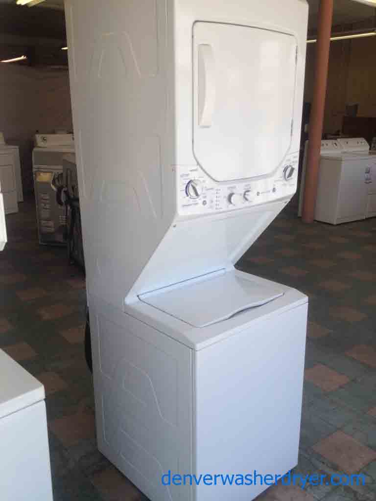 Large Images for 2014 GE Stackable Washer/Dryer 24″, Like New! 2210