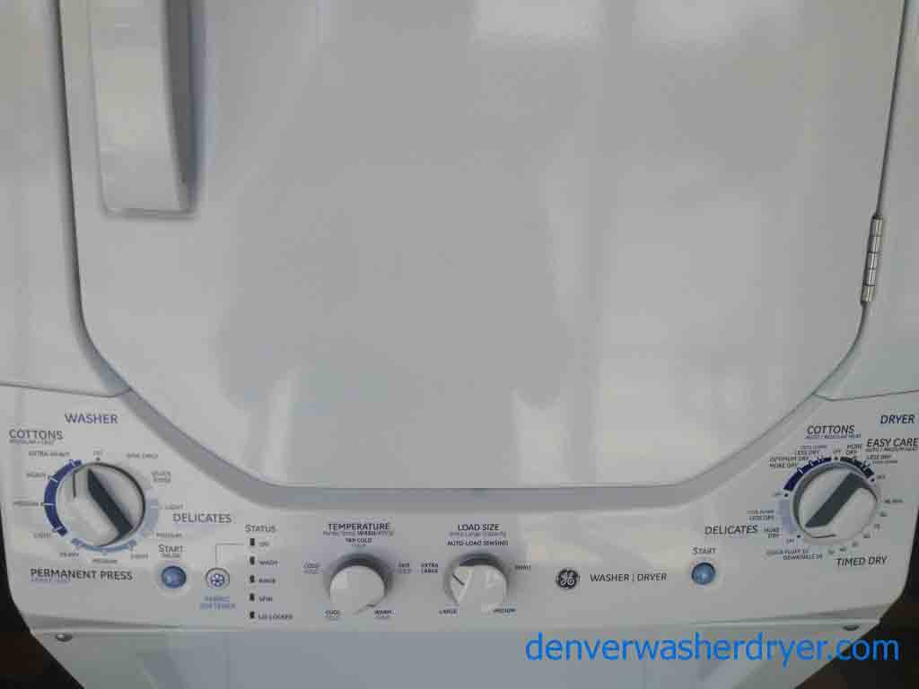 Large Images for 2014 GE Stackable Washer/Dryer 24″, Like New! 2210