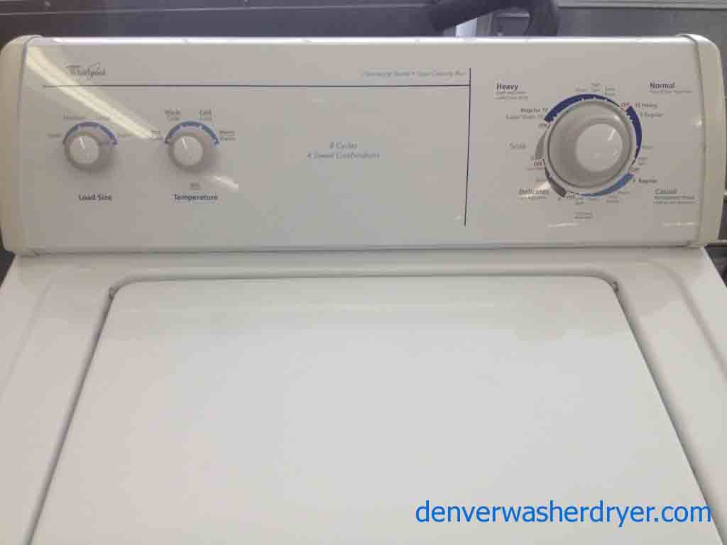 Super Capacity Plus Whirlpool Washer!