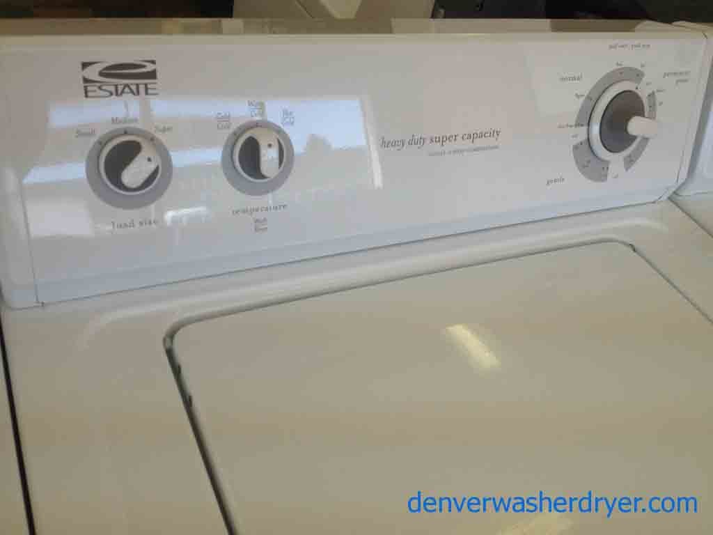 Heavy Duty Whirlpool Estate Washer/Dryer Set!