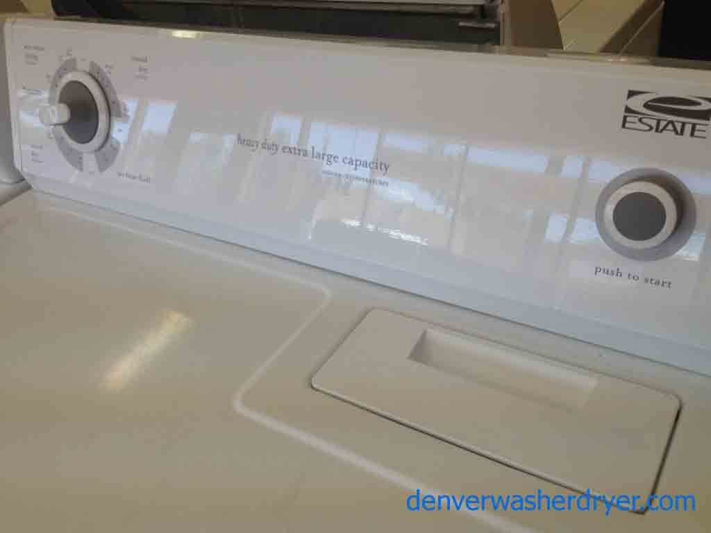 Heavy Duty Whirlpool Estate Washer/Dryer Set!