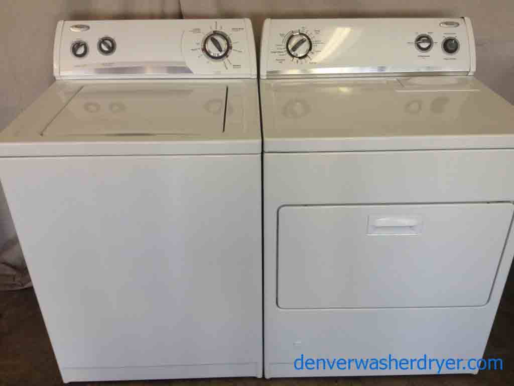 Basic, Heavy Duty Whirlpool Washer/GAS Dryer Set!