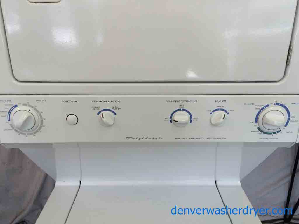 Frigidaire Stack Washer/Dryer, Super Capacity, Full Featured