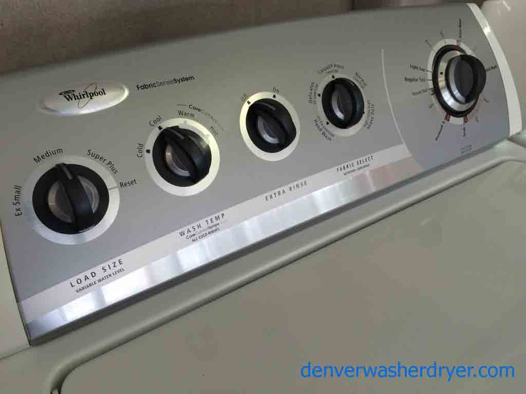 Whirlpool Washer/Dryer, Direct Drive, Full Featured, Recent Models