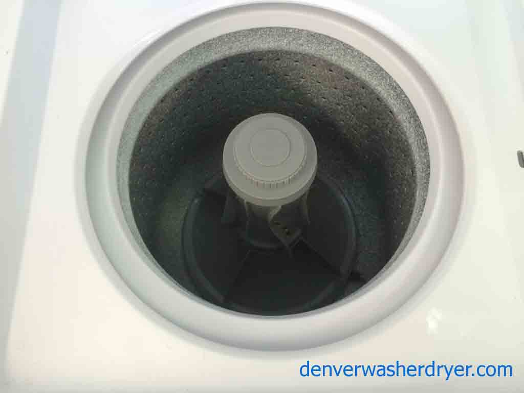 Amazing 24″ Stackable Laundry Set, Almost New GE