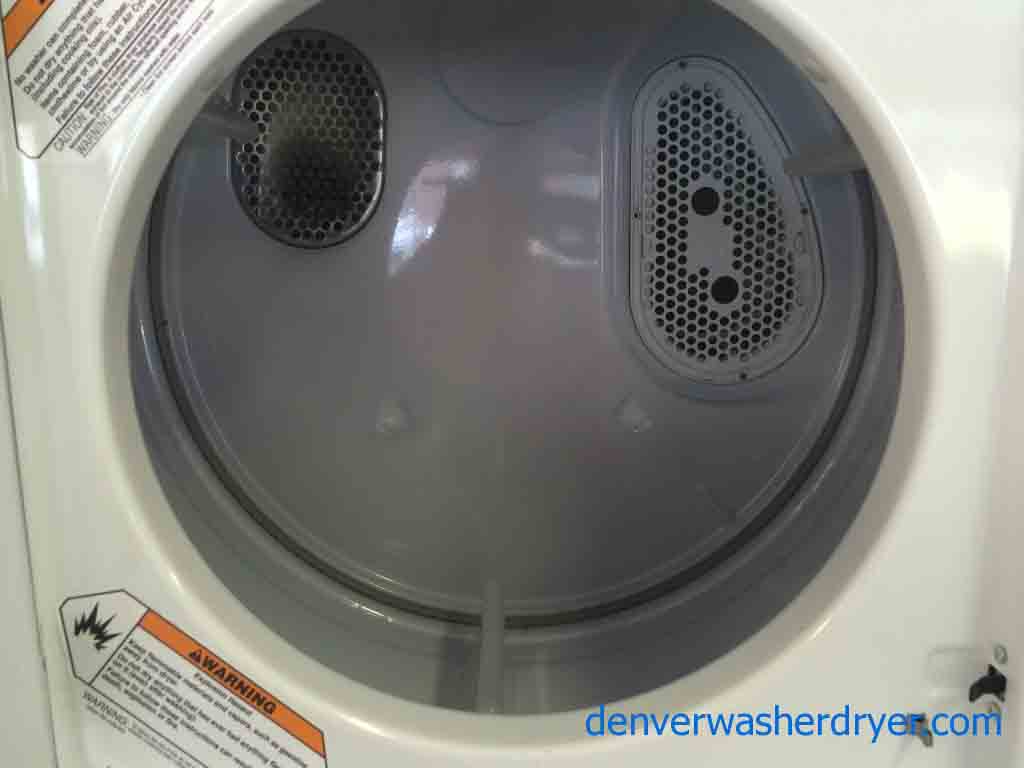 Amazing 24″ Stackable Laundry Set, Almost New GE