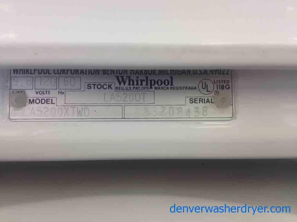 Whirlpool Heavy Duty Washing Machine