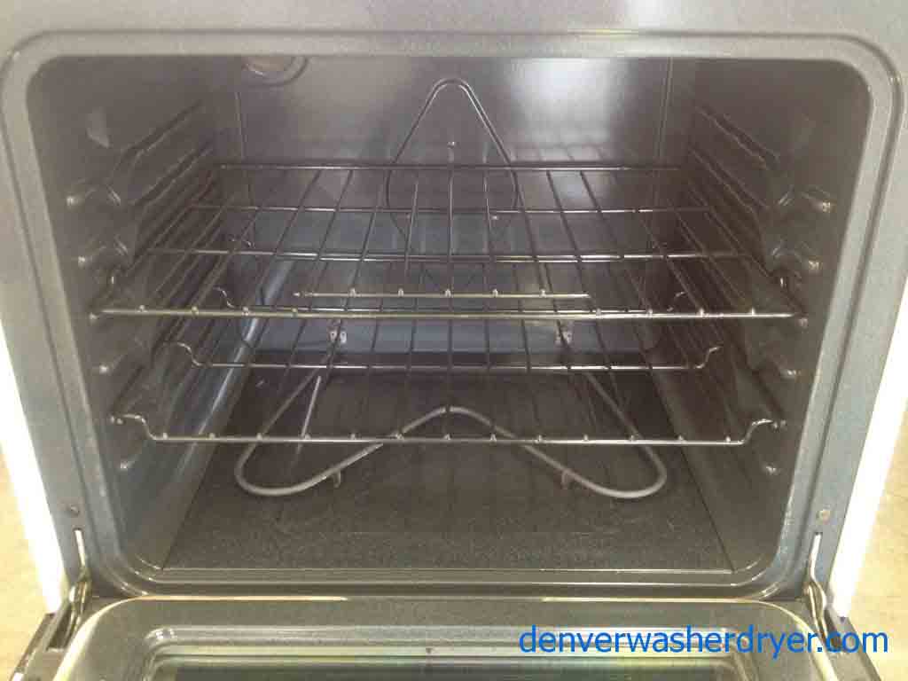 Kenmore Black/White Glass-Top Stove!