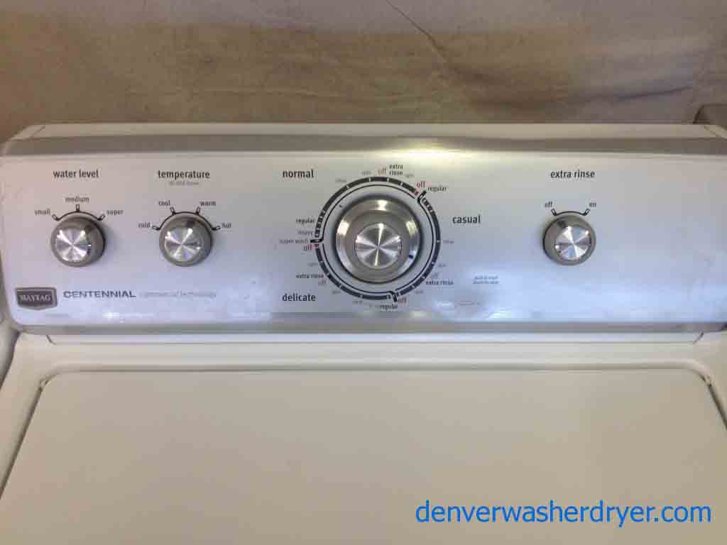 Marvelous Maytag Washer/Dryer Set, Only a Couple of Years Old!
