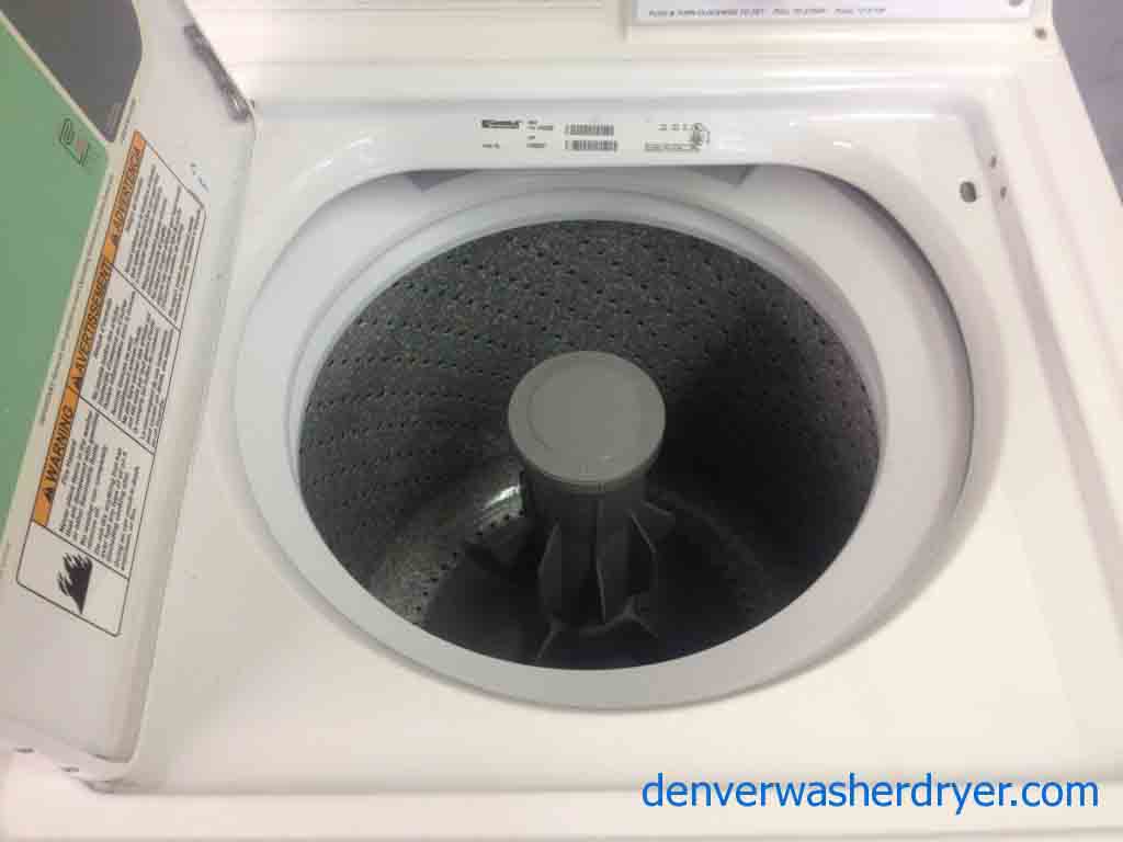 Slim Kenmore 24″ Washing Machine, Direct-Drive, Solid!!