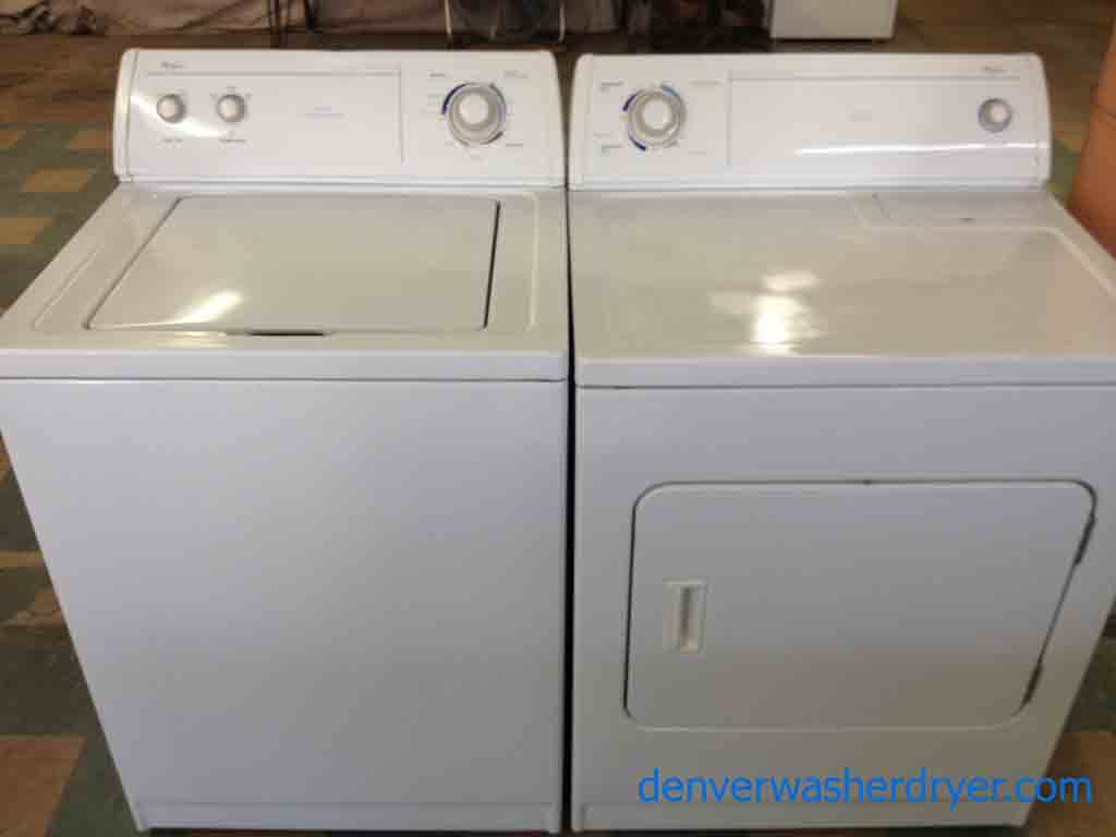 White Whirlpool Extra Large Capacity Set!