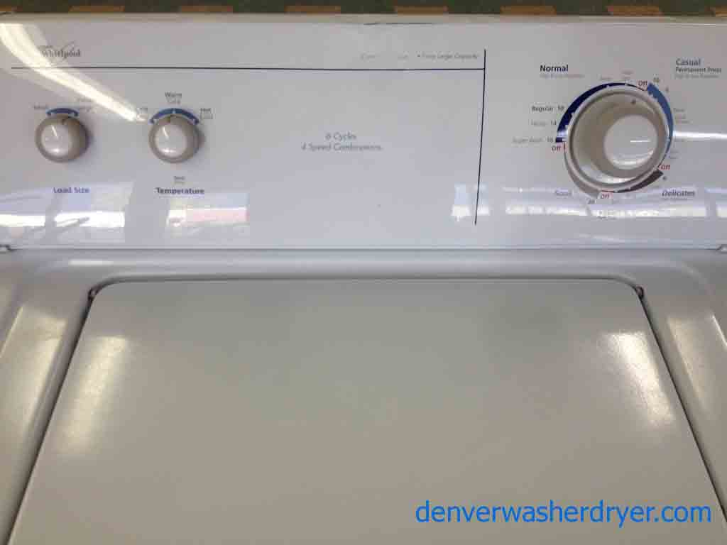 White Whirlpool Extra Large Capacity Set!