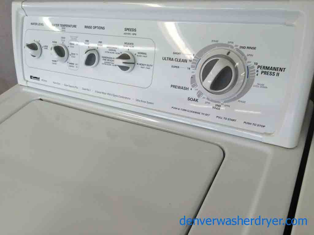 White Kenmore (Whirlpool) Direct-Drive Washer/Dryer Set, Beauties!