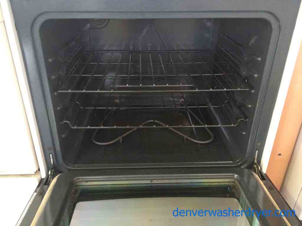 Nice Glass Top 30″ Self Cleaning Stove, Kenmore, Electric