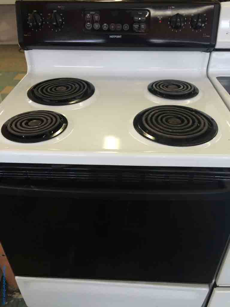 Large Images for 30″ Self Cleaning Stove, Electric, Hotpoint by GE 2297
