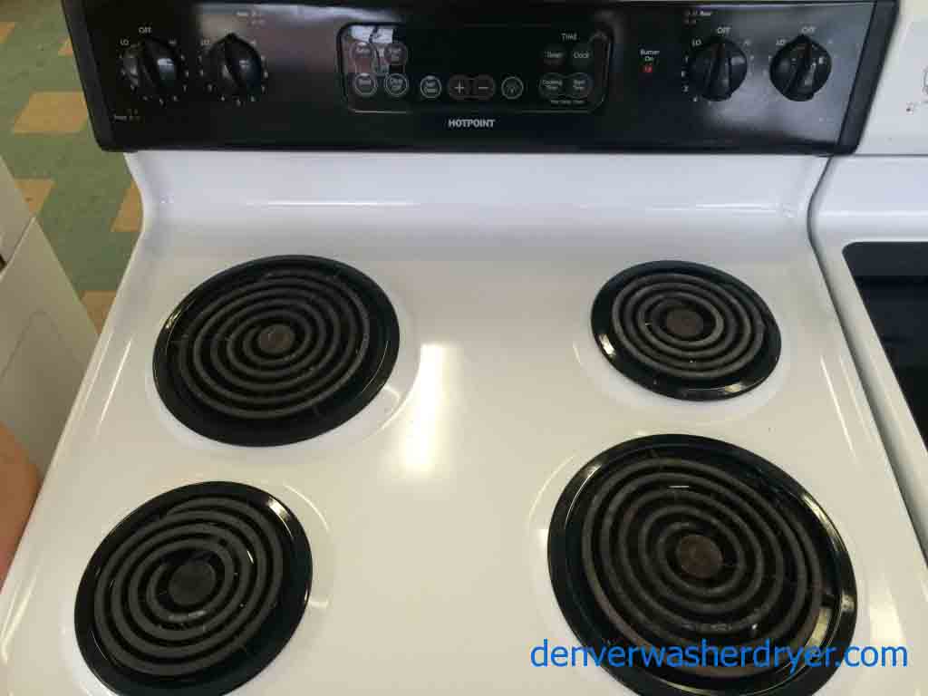 Large Images for 30″ Self Cleaning Stove, Electric, Hotpoint by GE 2297