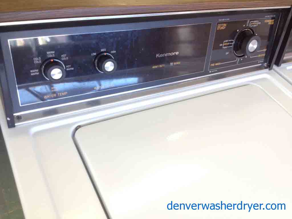 On Sale!: Classic Kenmore 70 Series Washer/Dryer Set!