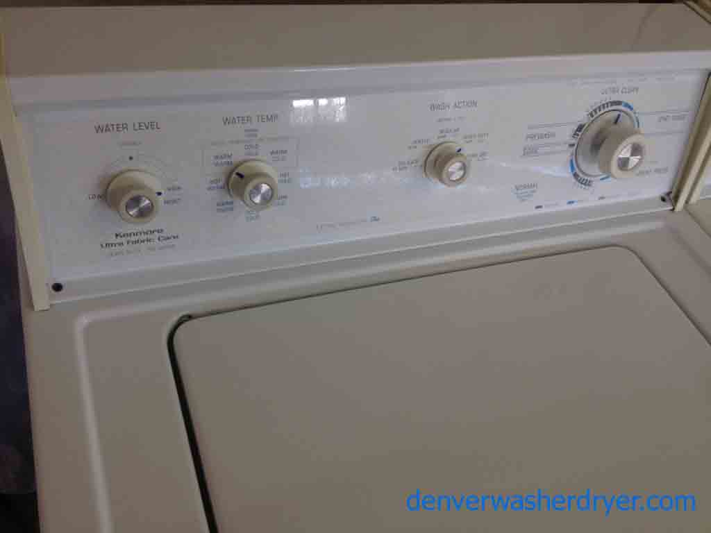 On Sale!; Heavy-Duty Kenmore 80 Series Washer/Dryer Set!
