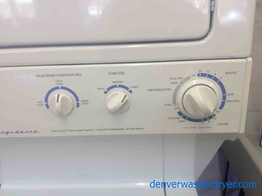 27″ Stacked Washer Dryer Extra Large Combo! 2344