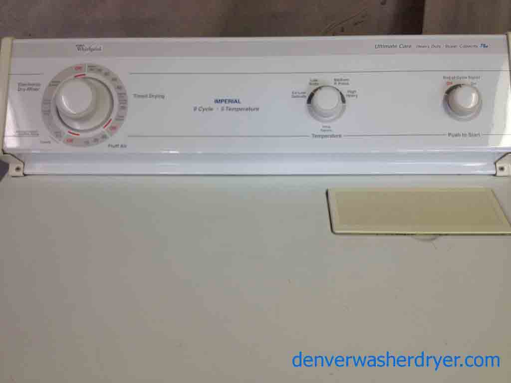 Large Images for Whirlpool Supreme Super Capacity PLUS, Washer With