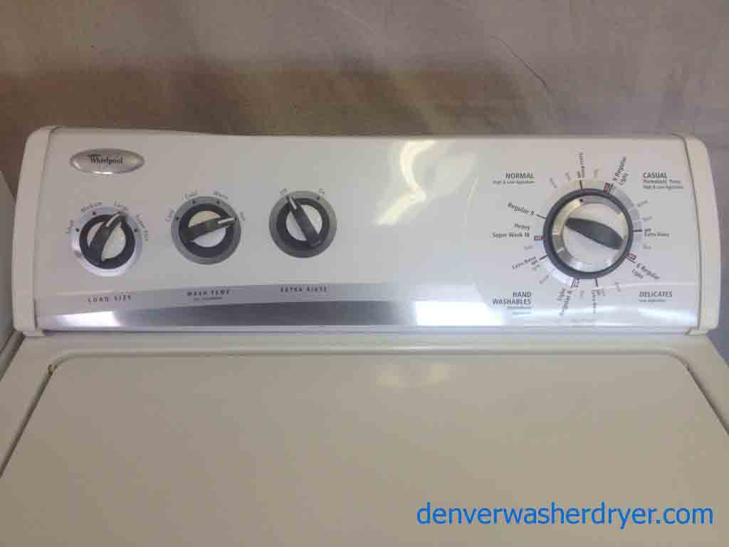 Whirlpool Super Capacity Plus Washer Dryer Set!