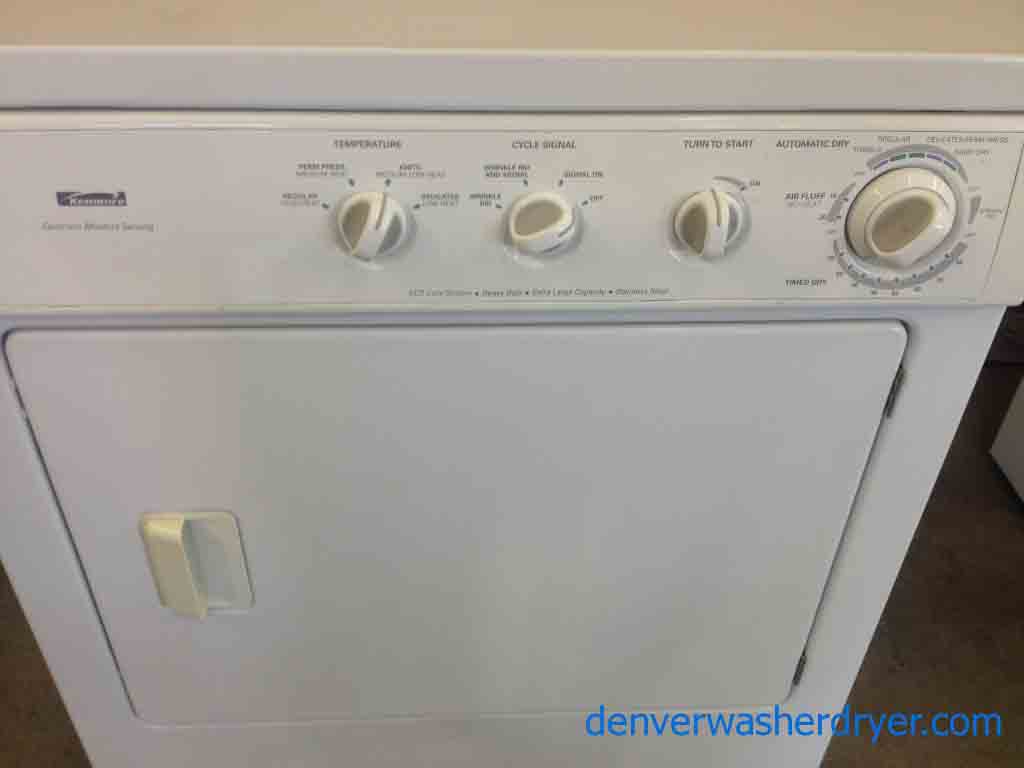 Kenmore 27″ Stackable Dryer!