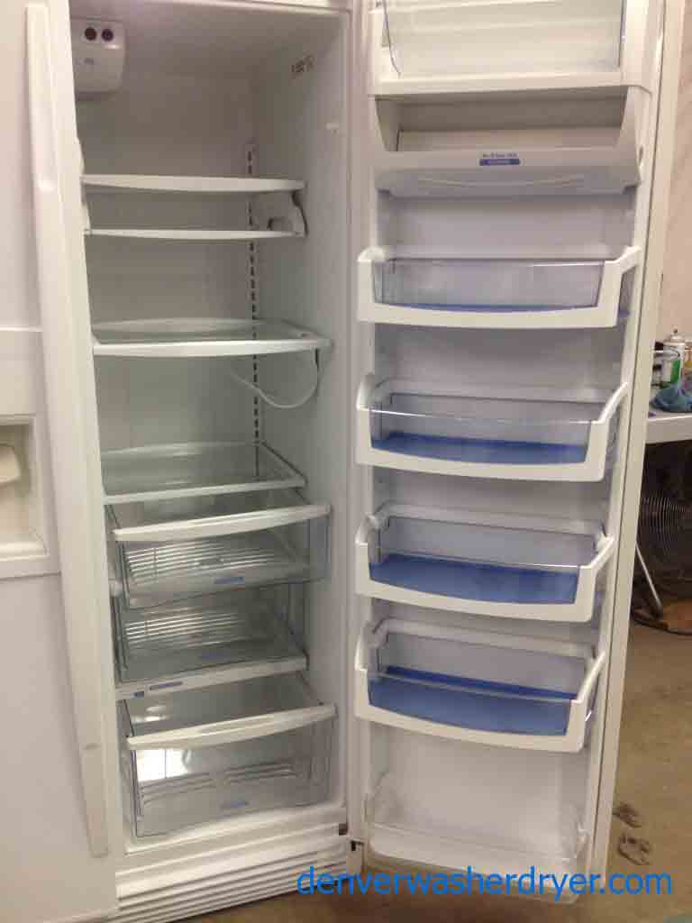 Large Images for White Whirlpool Gold Side By Side Refrigerator! 2368