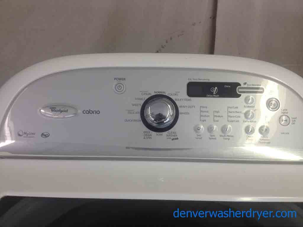 Whirlpool Cabrio Washer and Dryer!