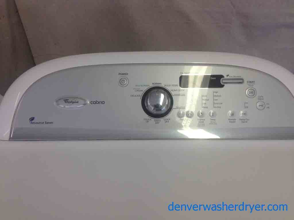 Whirlpool Cabrio Washer and Dryer!