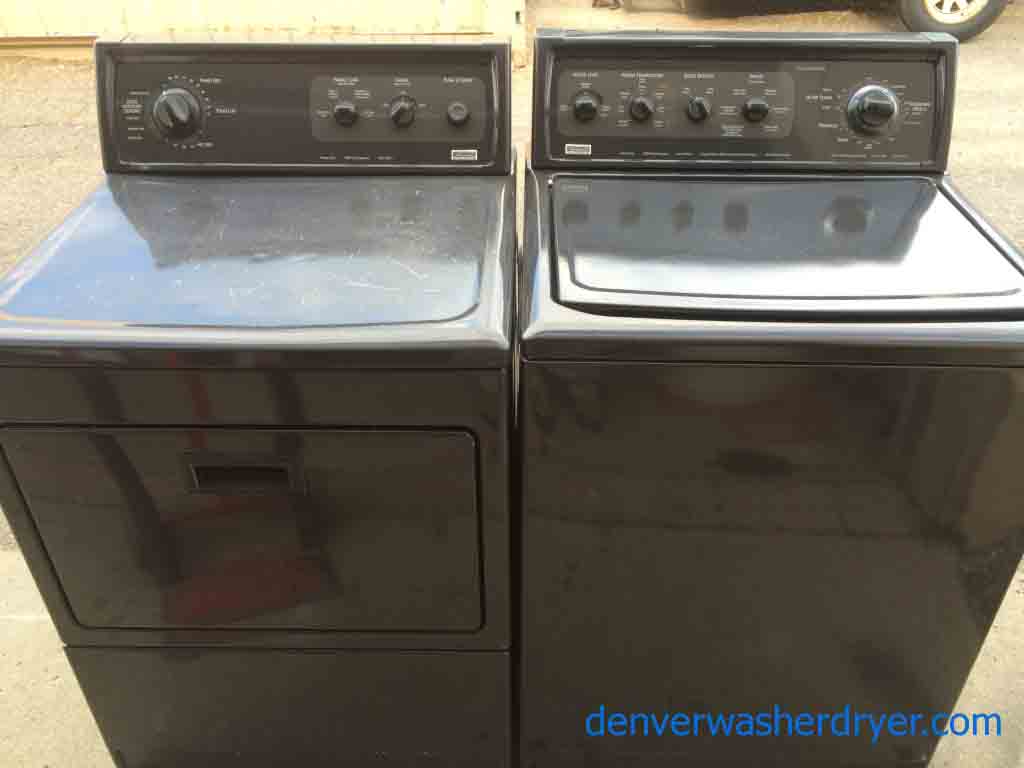 Matching, Black Kenmore Washer, 27″ Dryer Set