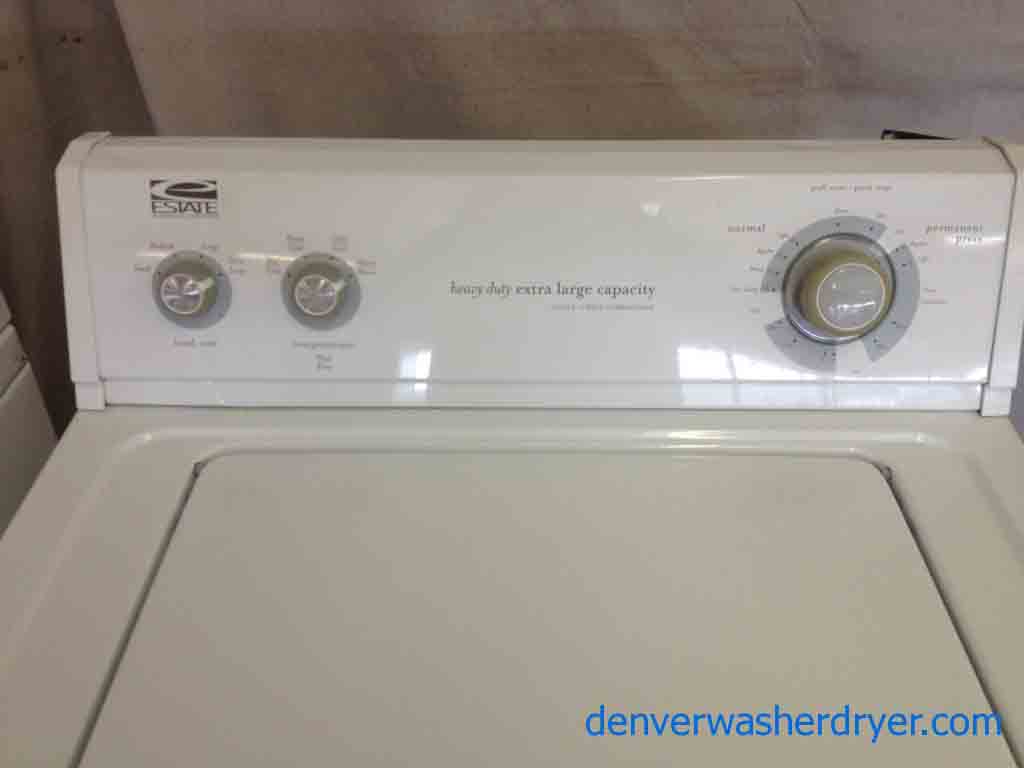 Exceptional Estate Washer/Dryer Set by Whirlpool