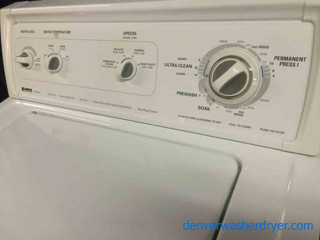 Kenmore Super Capacity Washer and Dryer