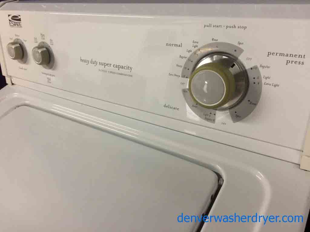 Heavy-Duty, Super Capacity Washer/Dryer Set