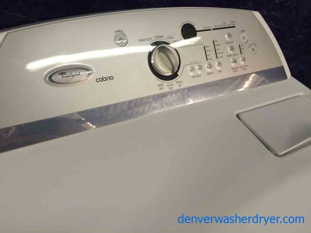 HE Agitator-less Cabrio Washer/Dryer Set!