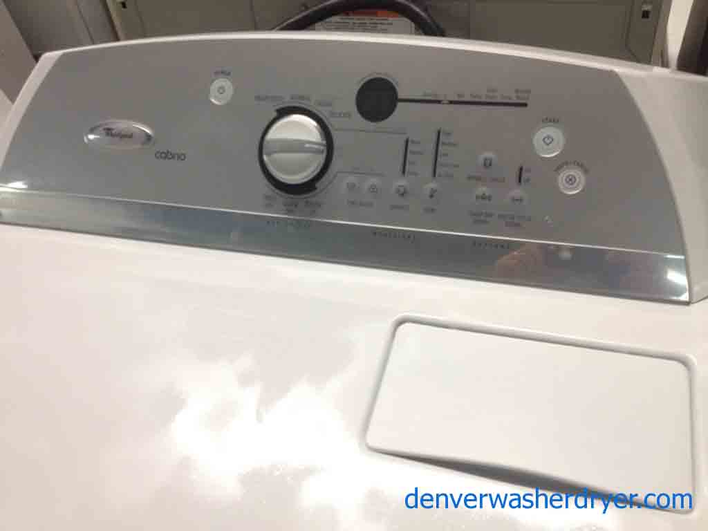 High-Efficiency Whirlpool Cabrio Washer/Dryer Set!